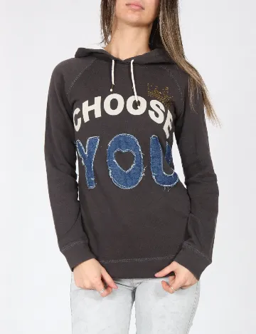 Hanorac Bershka, gri Gri