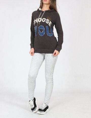 Hanorac Bershka, gri