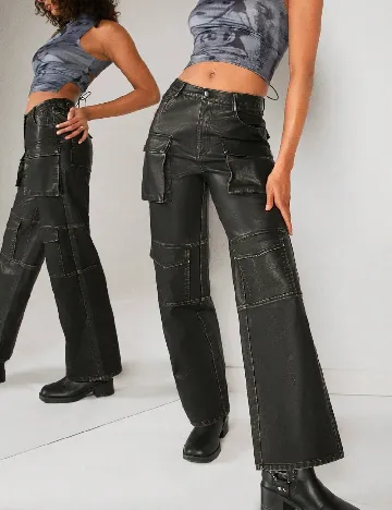 Pantaloni SHEIN, negru Negru