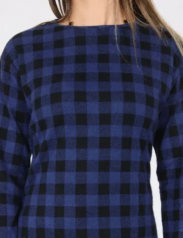 Rochie Zara, albastru/negru Albastru