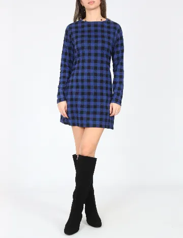 Rochie Zara, albastru/negru Albastru