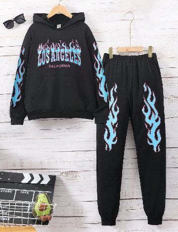 Compleu Shein Kids, negru