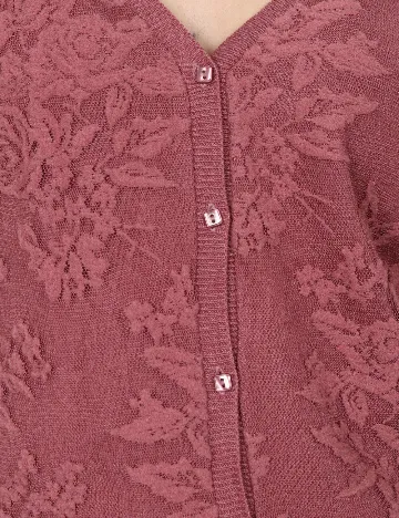 Bluza Bershka, roz pudra inchis Roz