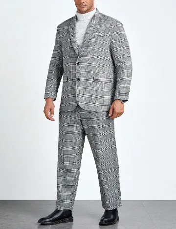 Costum SHEIN Plus Size Men, g Gri