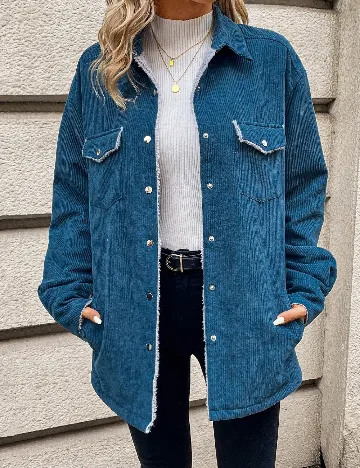 Jacheta Emery Rose, albastru Albastru