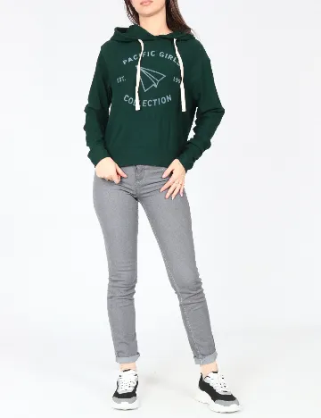 Hanorac Pull&Bear, verde Verde