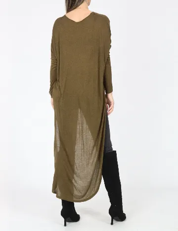 Bluza Oversize Zara, kaki Verde