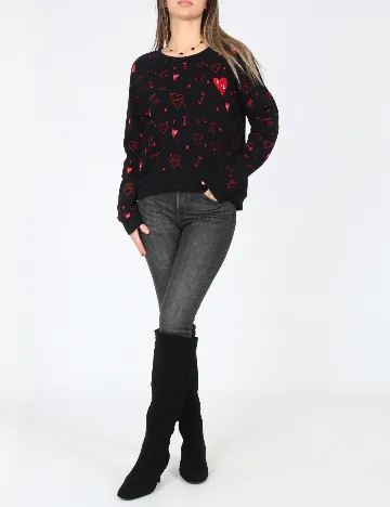 Bluza Pull&Bear, negru Negru