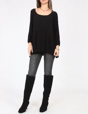Bluza Pull&Bear, negru Negru