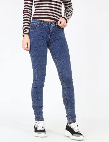 Blugi Pull&Bear, albastru Albastru