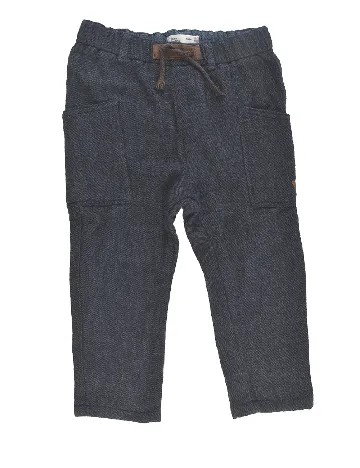 Pantaloni Zara, bleumarin Albastru