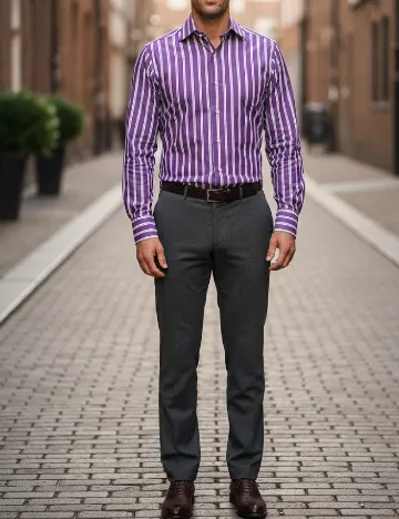 Camasa Zara, mov Mov