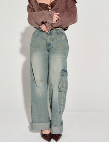 Blugi SHEIN, albastru