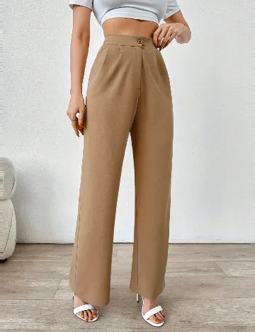 Pantaloni SHEIN, maro Maro