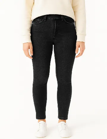 Blugi Pull&Bear, negru Negru