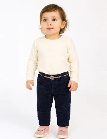 Pantaloni Zara, bleumarin