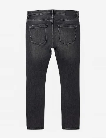 Blugi Bershka, gri inchis