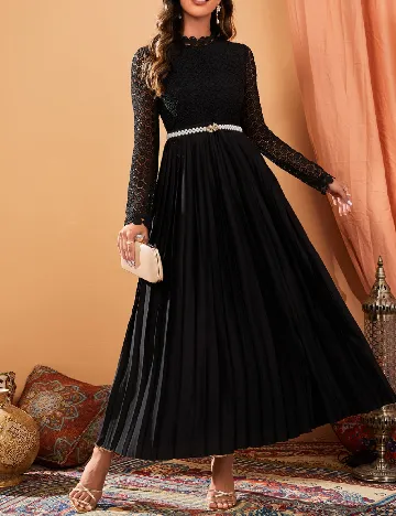 Rochie lunga SHEIN, negru Negru