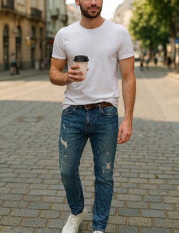 Blugi Pull&Bear, albastru