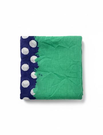 Esarfa Zara, bleumarin/verde