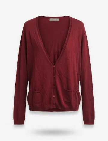 Cardigan Zara, visiniu Rosu