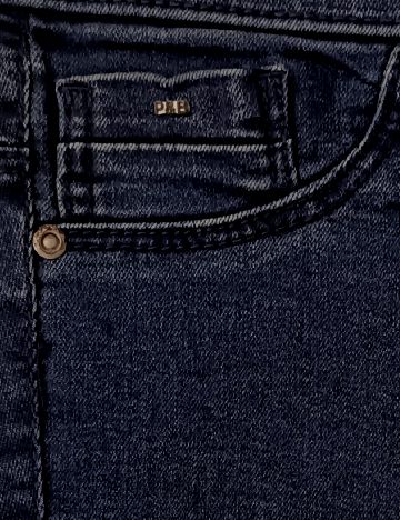 Pantaloni Pull&Bear, bleumarin