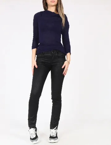 Pantaloni Bershka, negru Negru