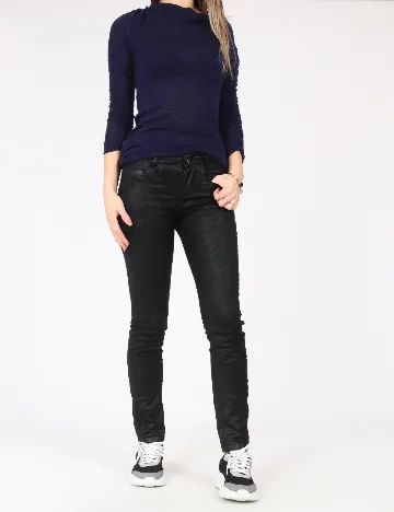 Pantaloni Bershka, negru Negru