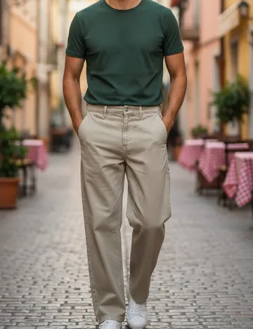 Blugi Zara, bej Crem