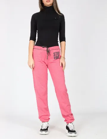 Pantaloni Bershka, roz Roz