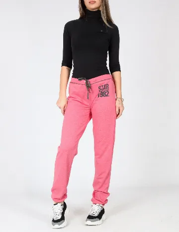 Pantaloni Bershka, roz Roz