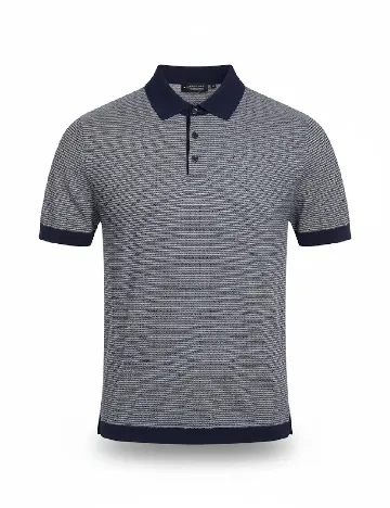 Tricou Zara, bleumarin/alb Albastru