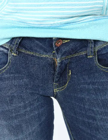 Blugi Bershka, albastru Albastru