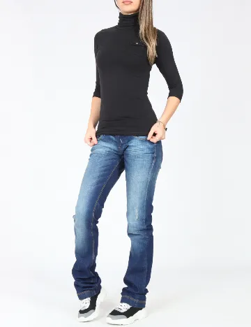 Blugi Bershka, albastru Albastru