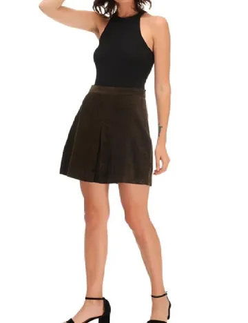 Fusta Zara, verde Verde