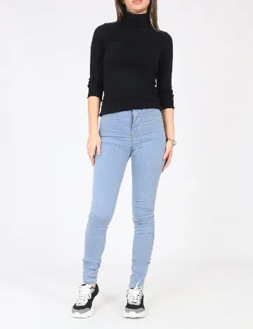 Blugi Pull&Bear, albastru deschis Albastru