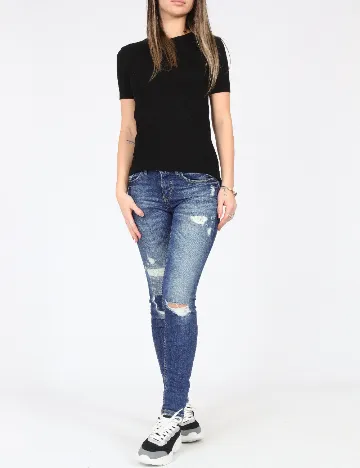 Blugi Pull&Bear, albastru Albastru