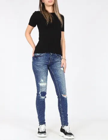 Blugi Pull&Bear, albastru Albastru