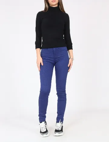 Blugi Bershka, albastru Albastru