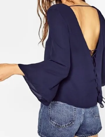 Bluza Zara, bleumarin Albastru