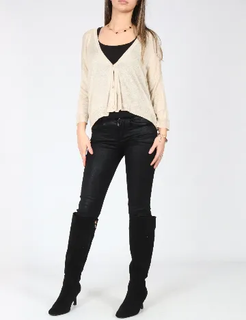 Bluza Zara, crem Crem