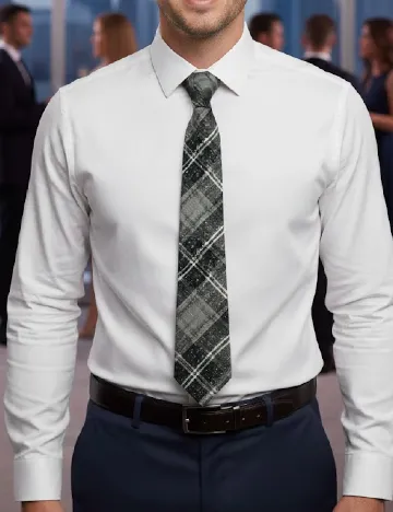 Cravata Zara, gri Gri