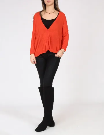 Cardigan Zara, portocaliu Portocaliu