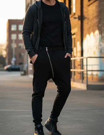 Pantaloni Zara, negru Negru