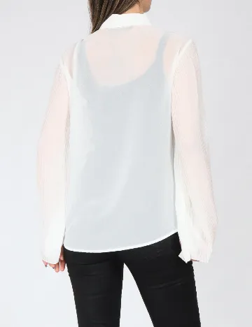 Camasa Zara, alb Alb