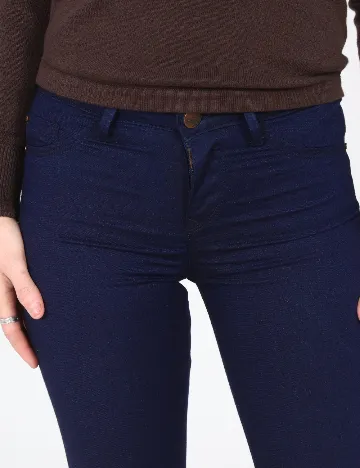 Blugi Bershka, bleumarin Albastru