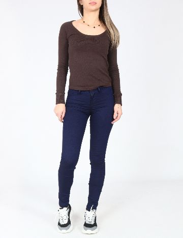 Blugi Bershka, bleumarin