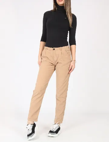 Pantaloni Zara, maro deschis Maro