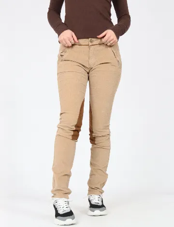 Pantaloni Zara, maro deschis Maro