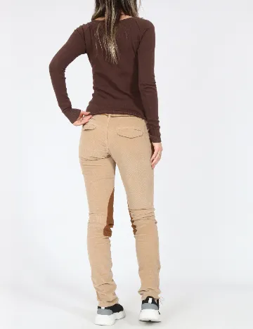 Pantaloni Zara, maro deschis Maro